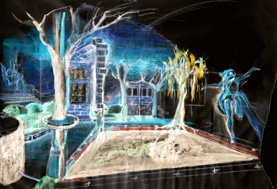 Bemalter Wellnessbereich, Uta Golla 2005